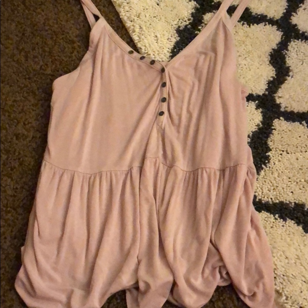 Pink tank top